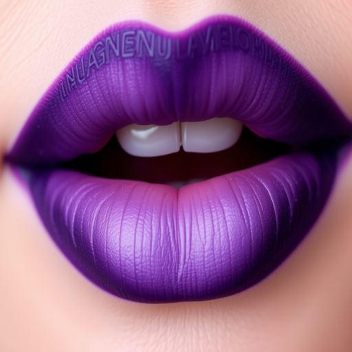 Ombre purple to lavender lips called "Twilight Cascade" blend seamlessly from dark to light, creating a captivating gradient effect for romantic and dreamy aesthetics