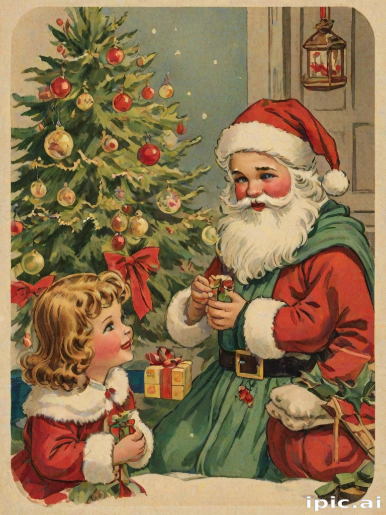 free printable vintage christmas pictures