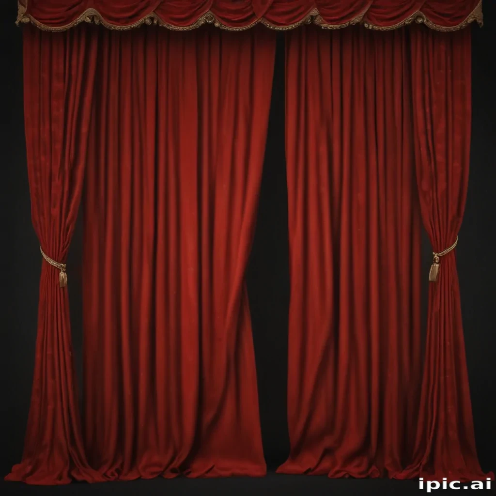 red curtain png
