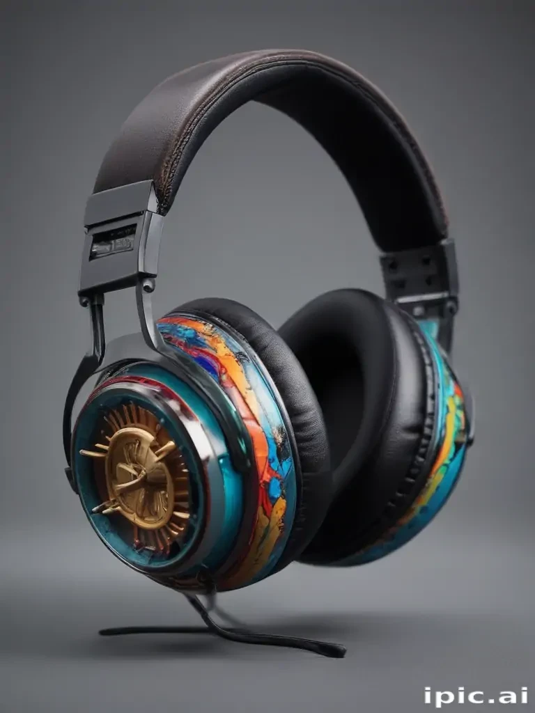 headphones background