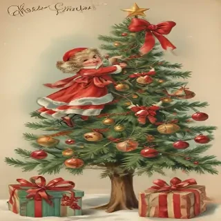 printable vintage christmas images