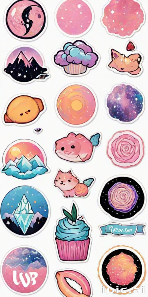 aesthetic stickers printable