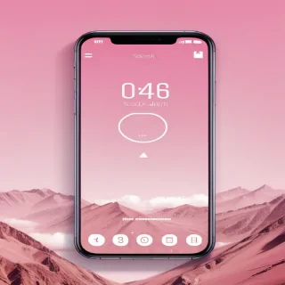pink lockscreen