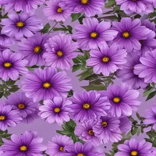 purple flowers transparent background