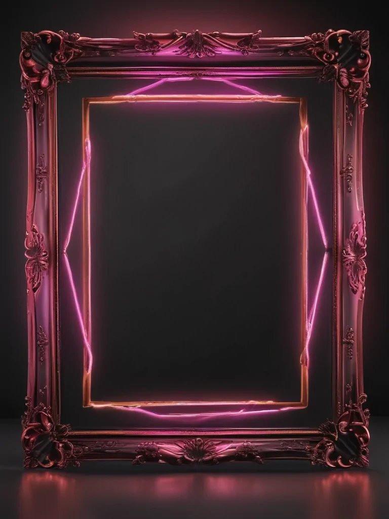 neon frame png