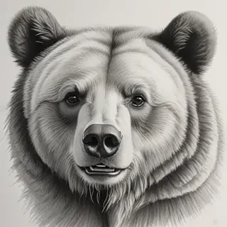 bear pic drawing