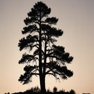 pine tree silhouette png