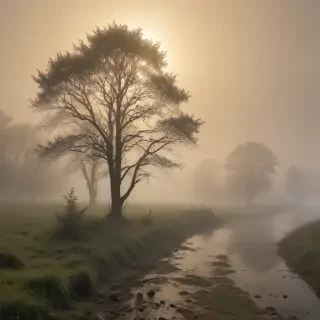foggy background