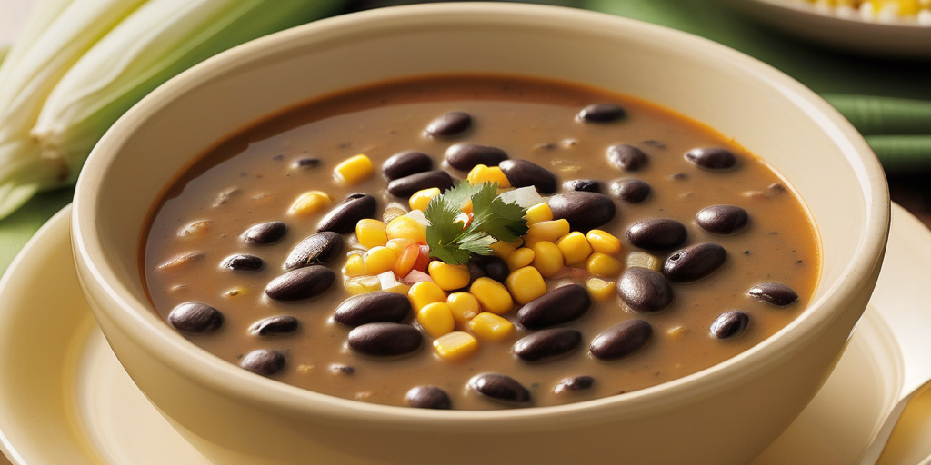 black bean and corn soup