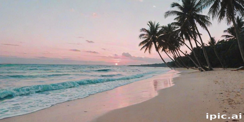 aesthetic beach background