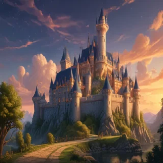 cartoon castle