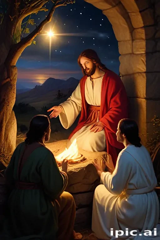 jesus at christmas images