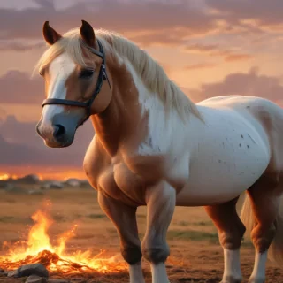 horses cartoon