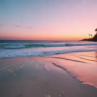 aesthetic beach background