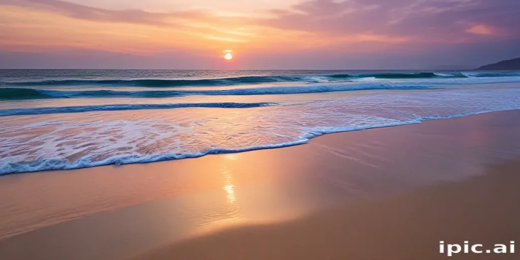 ios beach wallpaper