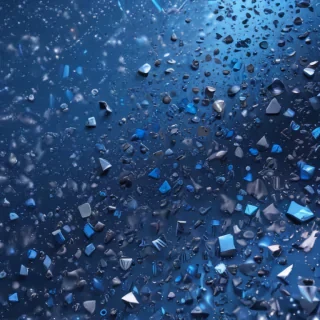 blue sparkle background
