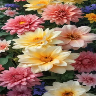 flowers to draw in color