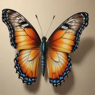 butterfly drawing picture