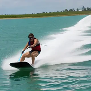 water skiing