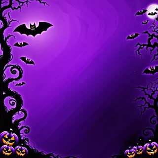 purple halloween wallpaper