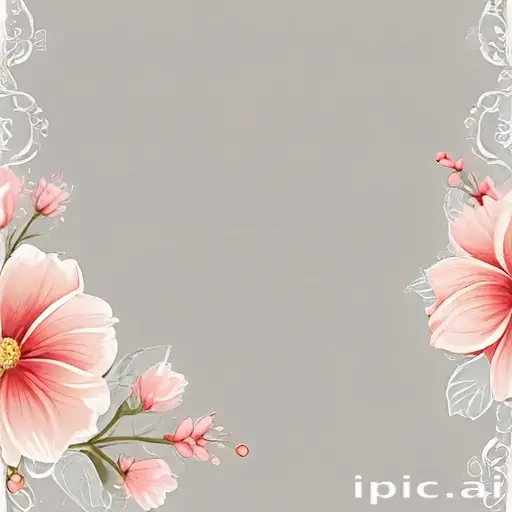 flower transparent border