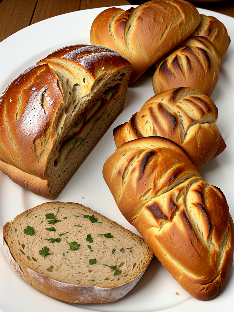 bread served with chicken tikka