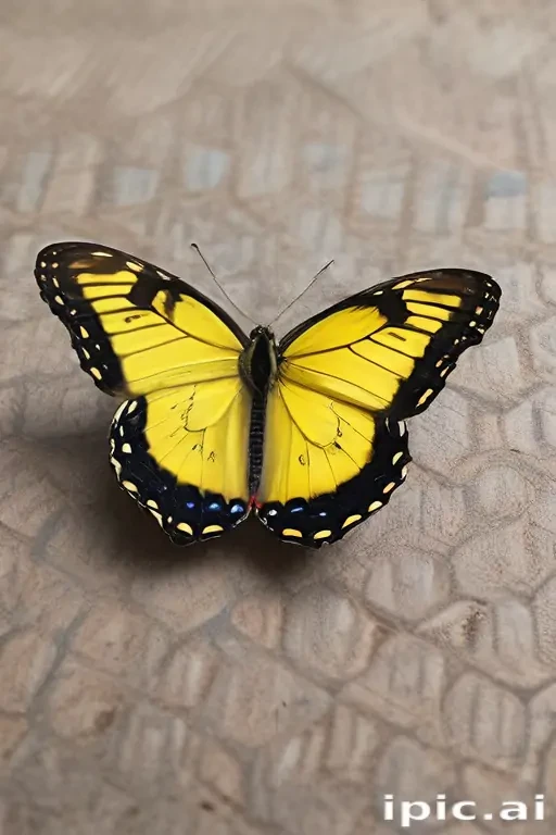 yellow butterfly