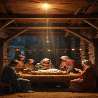 manger scene images free