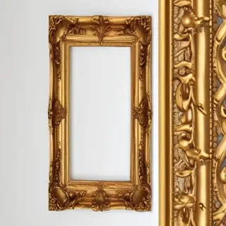 fancy gold frame