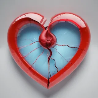 broken heart transparent