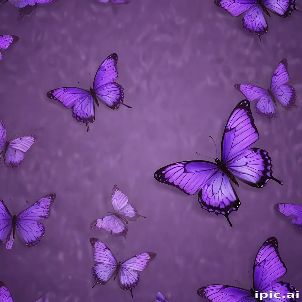 wallpaper purple butterfly