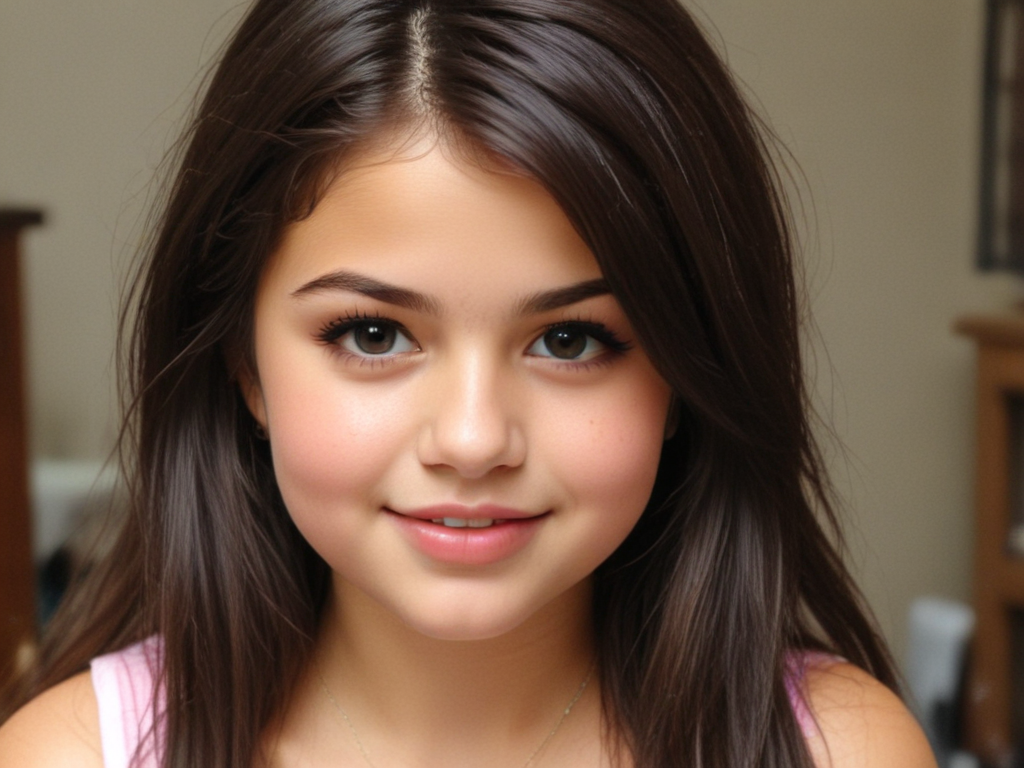 selena gomez childhood