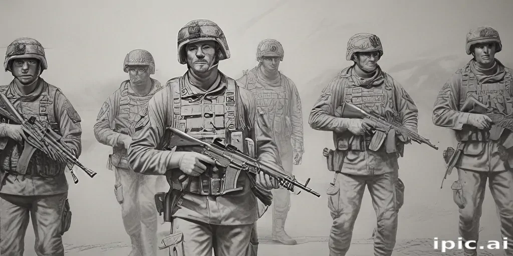 army drawing