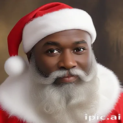 image of black santa