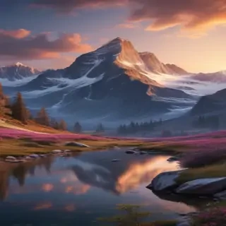 aesthetic mountain wallpaper