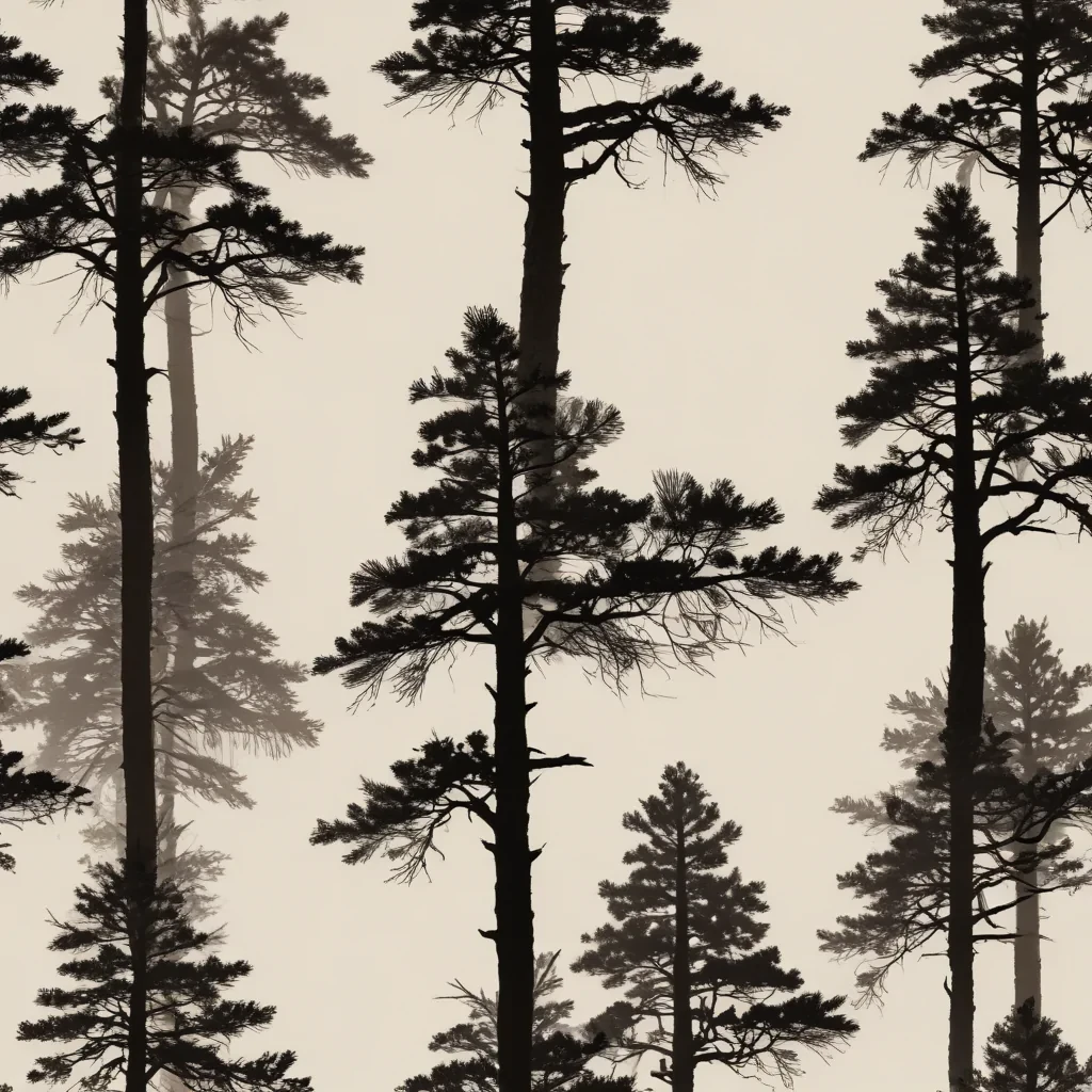 pine tree silhouette png