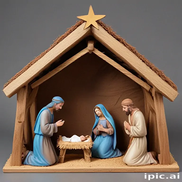 free christmas nativity scene