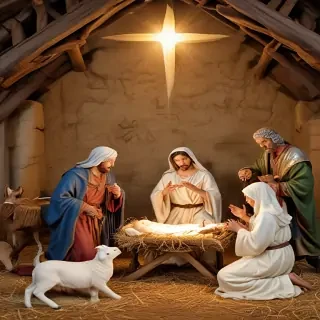 manger scene images free