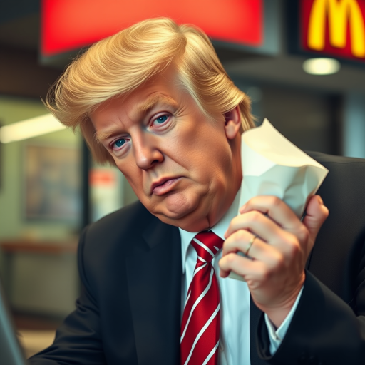 donald trump working at mcdonalds
