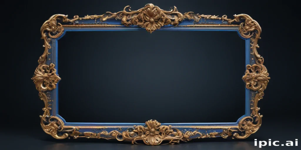 blue frame png