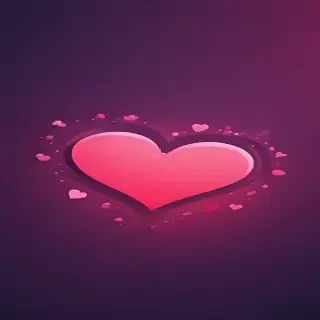 aesthetic heart background