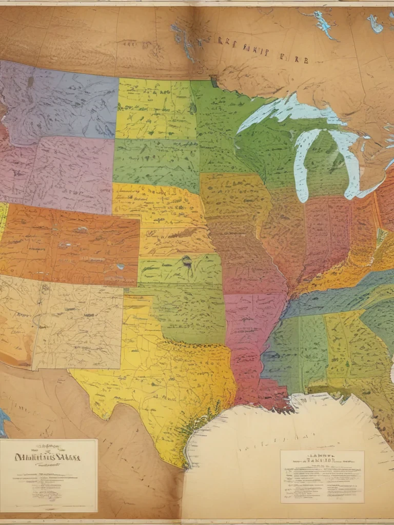 map of united states of america