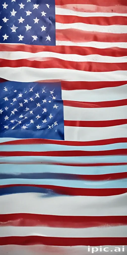 transparent american flag clipart