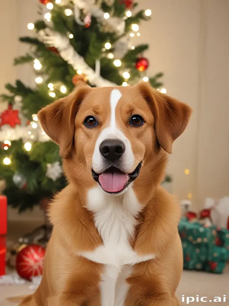 dog pictures christmas