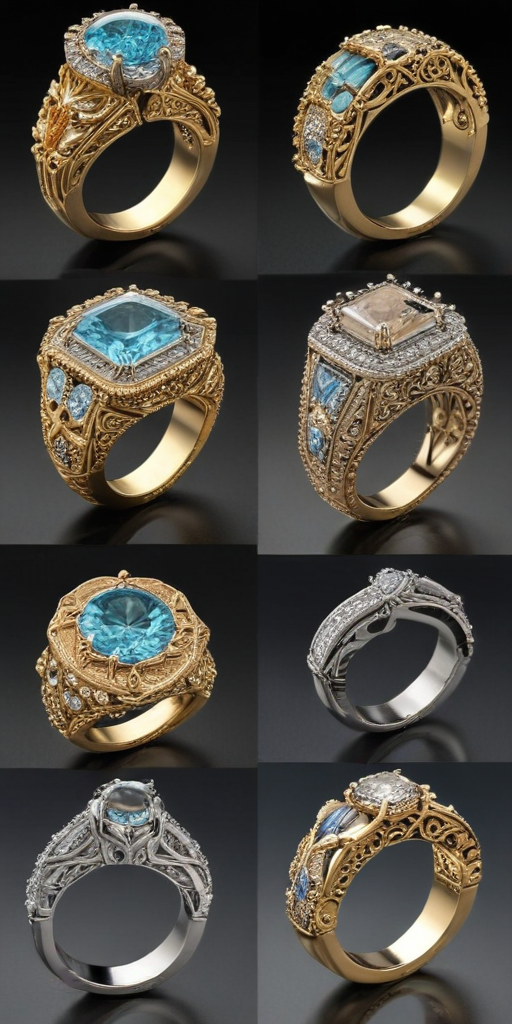 Exquisite Collection of Intricately Designed Rings with Stunning ...