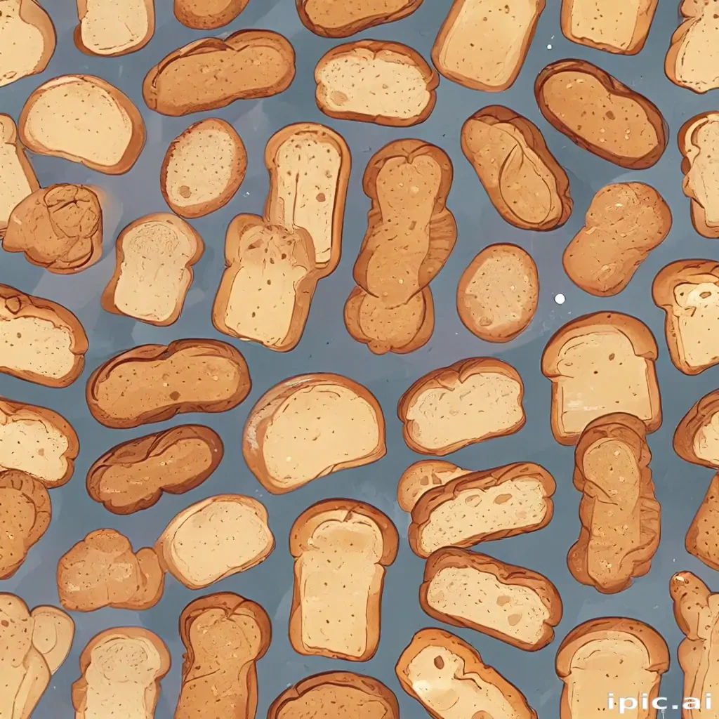 bread in cartoon