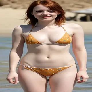 Emma Stone in bikini