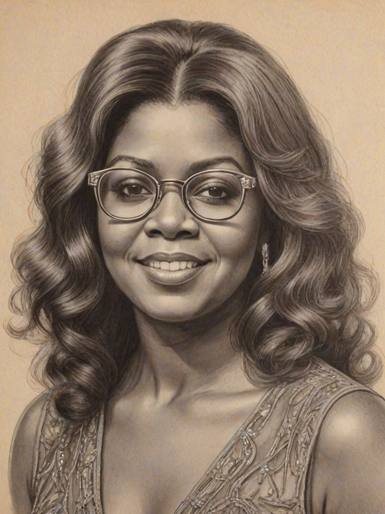 Beauteous Gloria Gaynor, pencil sketch, portrait of Dazzling woman 1920s in glasses, hair style beatnik, outline, clear lines, fine lines, 8k