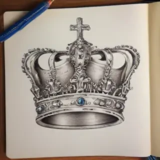 crown drawing