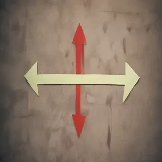 downward arrow